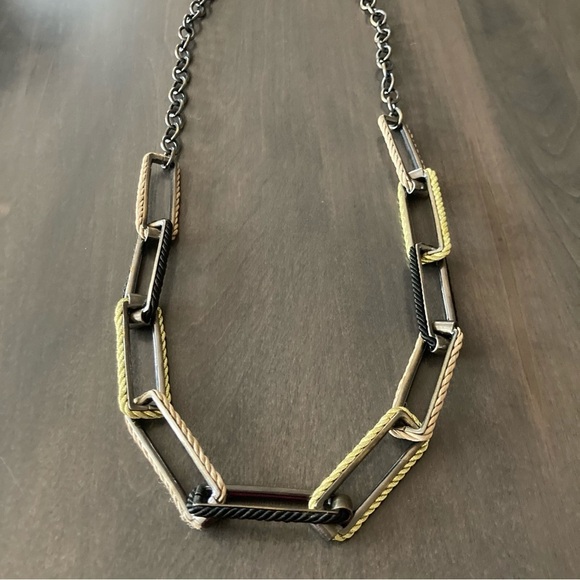 J. Crew Loft Long Single Strand Beaded Large Chain Necklaces Bundle Set of 3 A - Picture 10 of 13